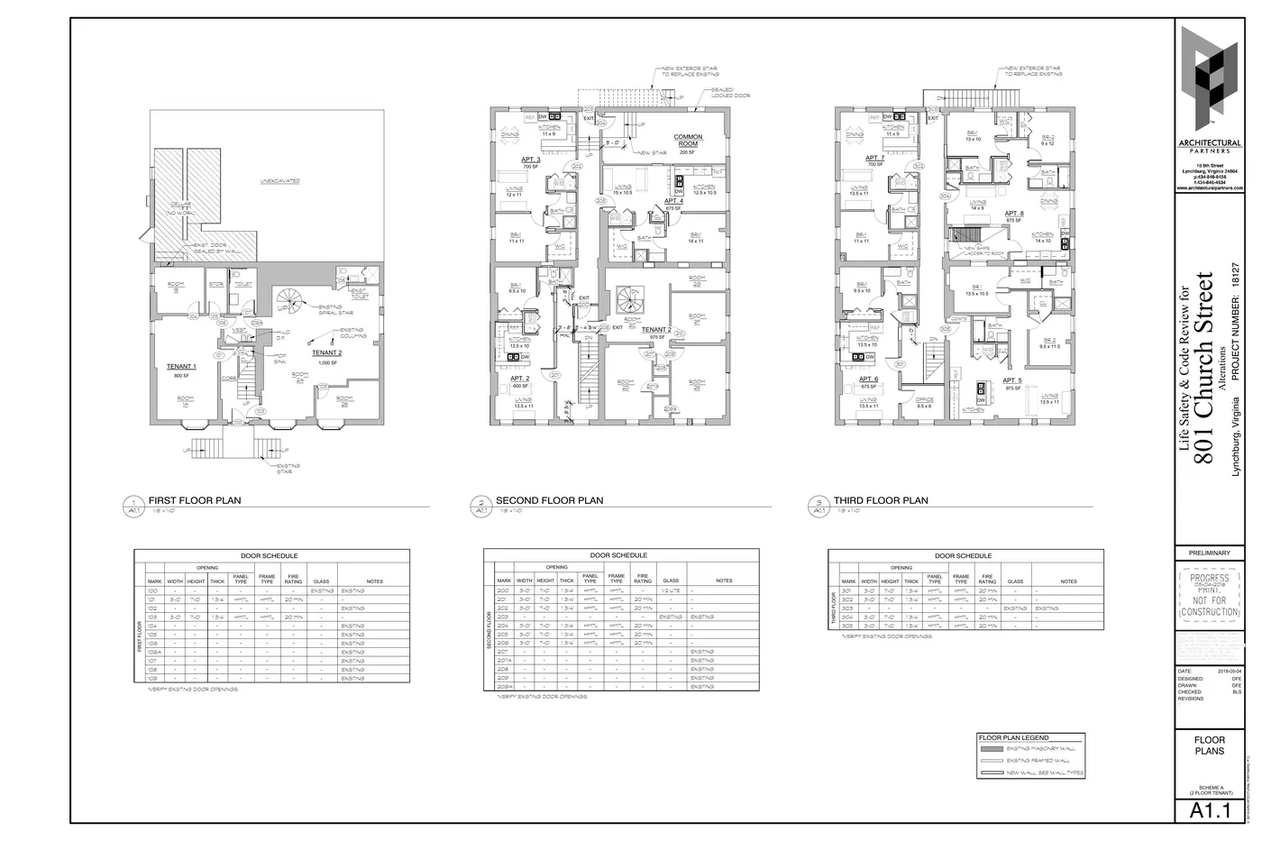 801 Church Street floorplan overview