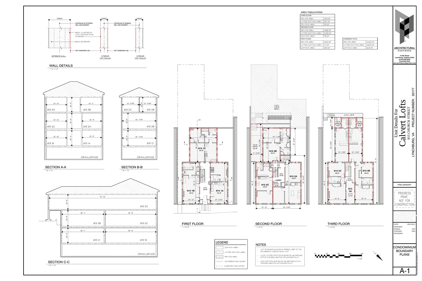 The Calvert floorplan overview