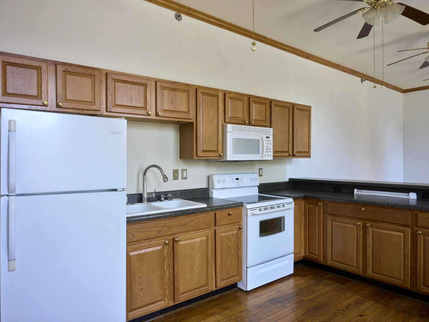 Kitchen in a Calvert apartment