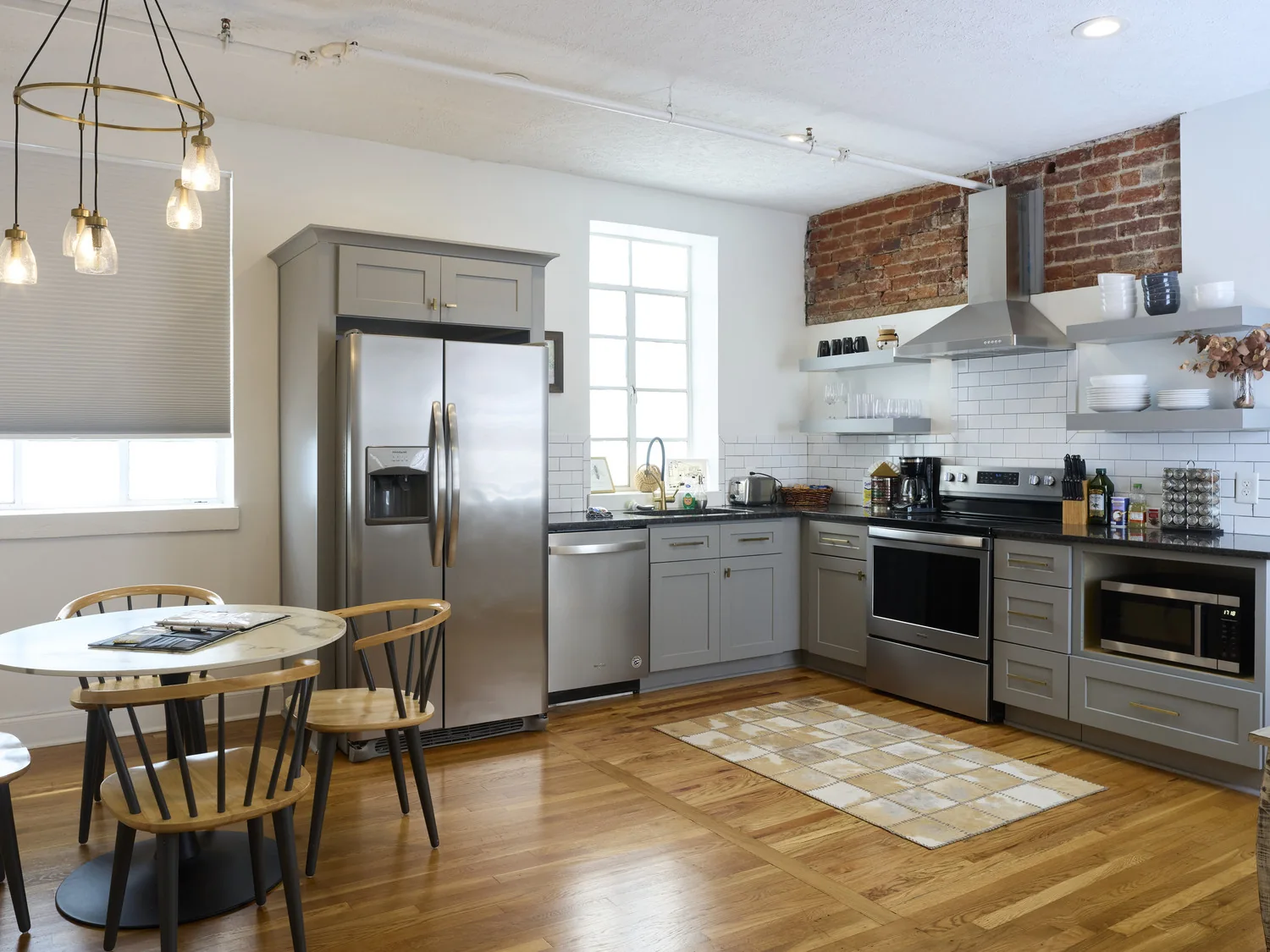 Kitchen and dining area at EIGHT-O-ONE